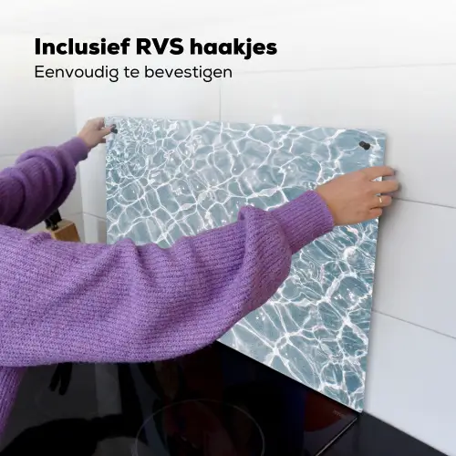 Water - Reflectie - Zonlicht Inductie beschemer met haakjes klein -ky-ophangen-nl