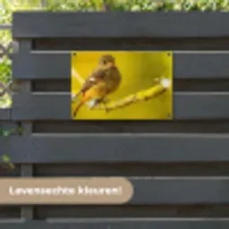 Dieren - Vogel - Tak tuinposter los doek klein -sfeer3