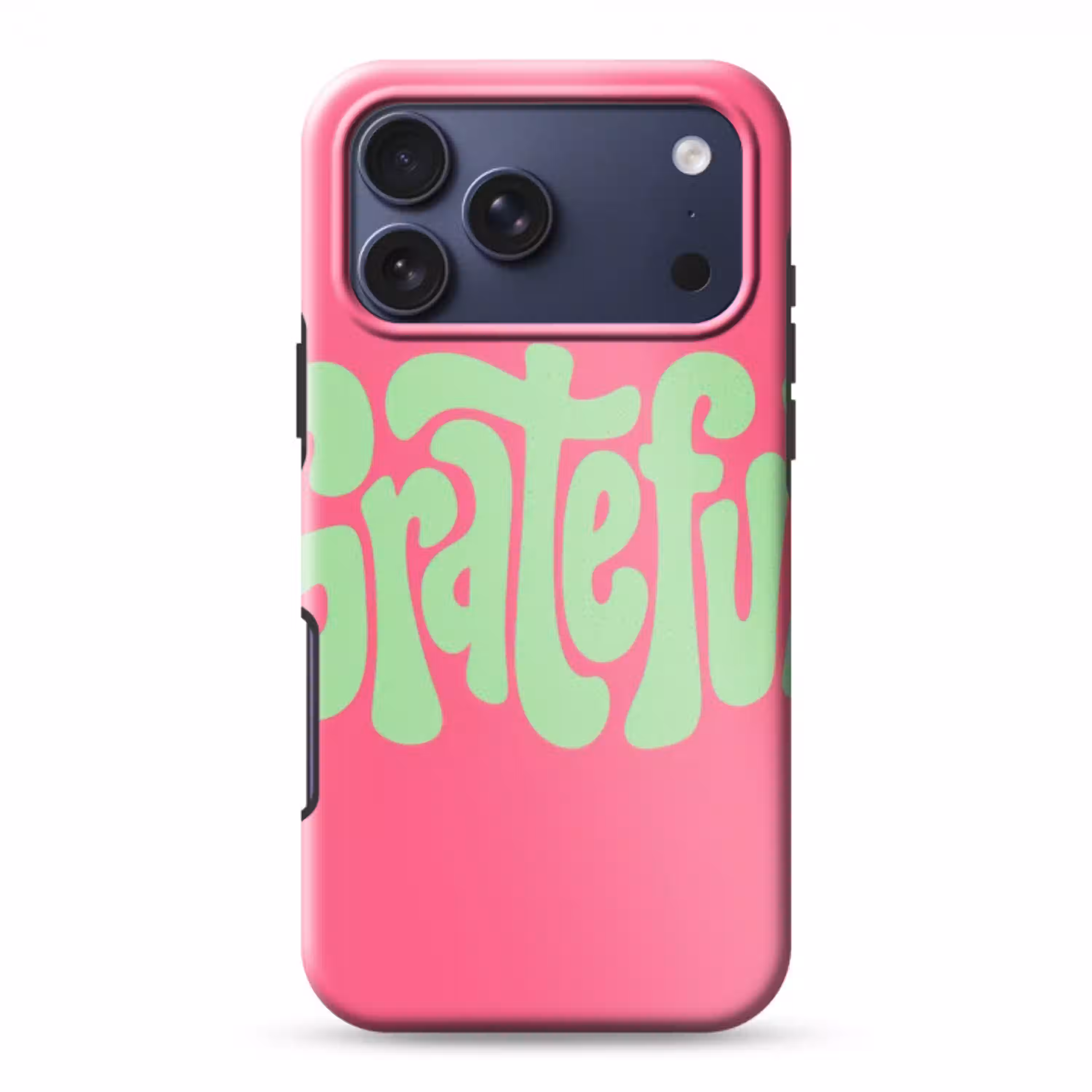 Grateful - Groen - Grafisch - Vloeiend Toughcase MagSafe Apple iPhone 17 Pro Max klein -3d