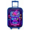 Neonillustratie met een controller Kinderkoffer - Blauw klein -zz3dotto