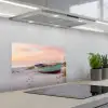 Rustiek - Roeiboot - Zandstrand keuken achterwand spatscherm klein -3d_schuin