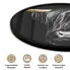 Schotse hooglander - Goud - Vacht - Dieren - Koe Fotolijst rond zonder passe partout klein -closeup_NL