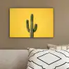 Cactus - Groen - Minimalistisch canvas 2cm klein -sfeer3