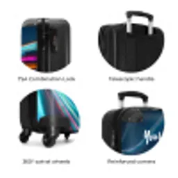 Spectrum speedster NBS - Handbagage koffer - Kinderen Unisex middel zzzzzzzbolletjes_ENG
