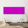 Zebra - Neon - Roze - Paars canvas 2cm klein 828 -sfeer6