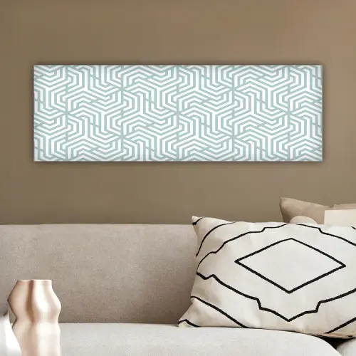 Patronen - Abstract - Driehoek - Geometrie canvas 2cm klein 828 -sfeer3