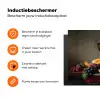 Gedekte Tafel van Overdaad Inductie beschermer vinyl 3mm klein -zzzzzzz-td-ups