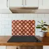 Geometrisch - Bloemen - Kleurrijk keuken achterwand spatscherm klein 900 -sfeer2