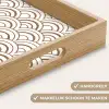 Klassiek - Motief - Terracotta Dienblad Rechthoek middel 911 -USP_HandgreepNL