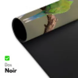 Papagaai - Tak - Natuur - Kleurrijk Muismat XXL klein -zsfeer2_frans