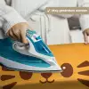 Kat - Simplistisch - Oranje - Vrolijk Wandkleed katoen klein -sfeer9