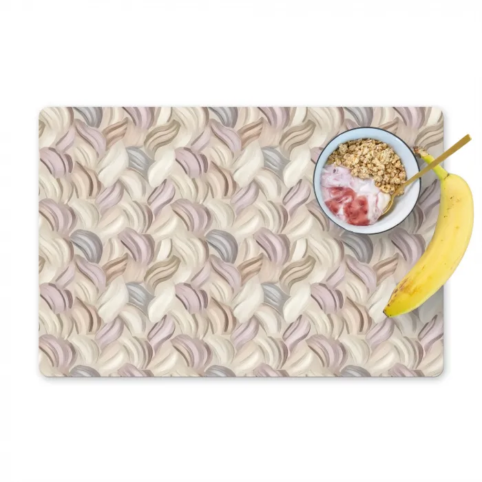 Abstract - Golvend - Pastel Placemat vinyl groot 368 -zzzproduct_Kitchenyeah-website