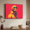 Zonnebril - Schedel - Jas - Rood Textielframe zwart klein -sfeer3
