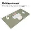 Eend - Konijnoren - Grijs Muismat XXL klein -sfeer4
