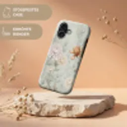Illustratie - Bloemen - Groen Toughcase MagSafe Apple iPhone 17 klein -USP_RandenV_DE