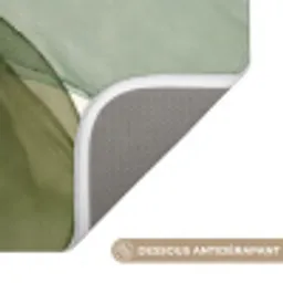 Abstract - Vormen - Modern - Kunst - Groen - Bruin Badmat klein -USP_AntislipFR