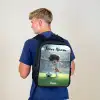 Jongen - Stadion - Voetbal - Zonlicht Rugzak - Zwart middel -sfeer8