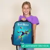 Neon - Voetbal - Schop - Kleurrijk Rugzak - Zwart middel -sfeer4_UK