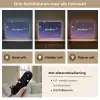 Sterren - Galaxy - Blauw - Roze Light Box met batterij (Wandlamp kind) middel -USP_lichtkleurNL