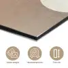 Raster - Halve cirkels - Contrast aluminium wit klein -closeup_NL