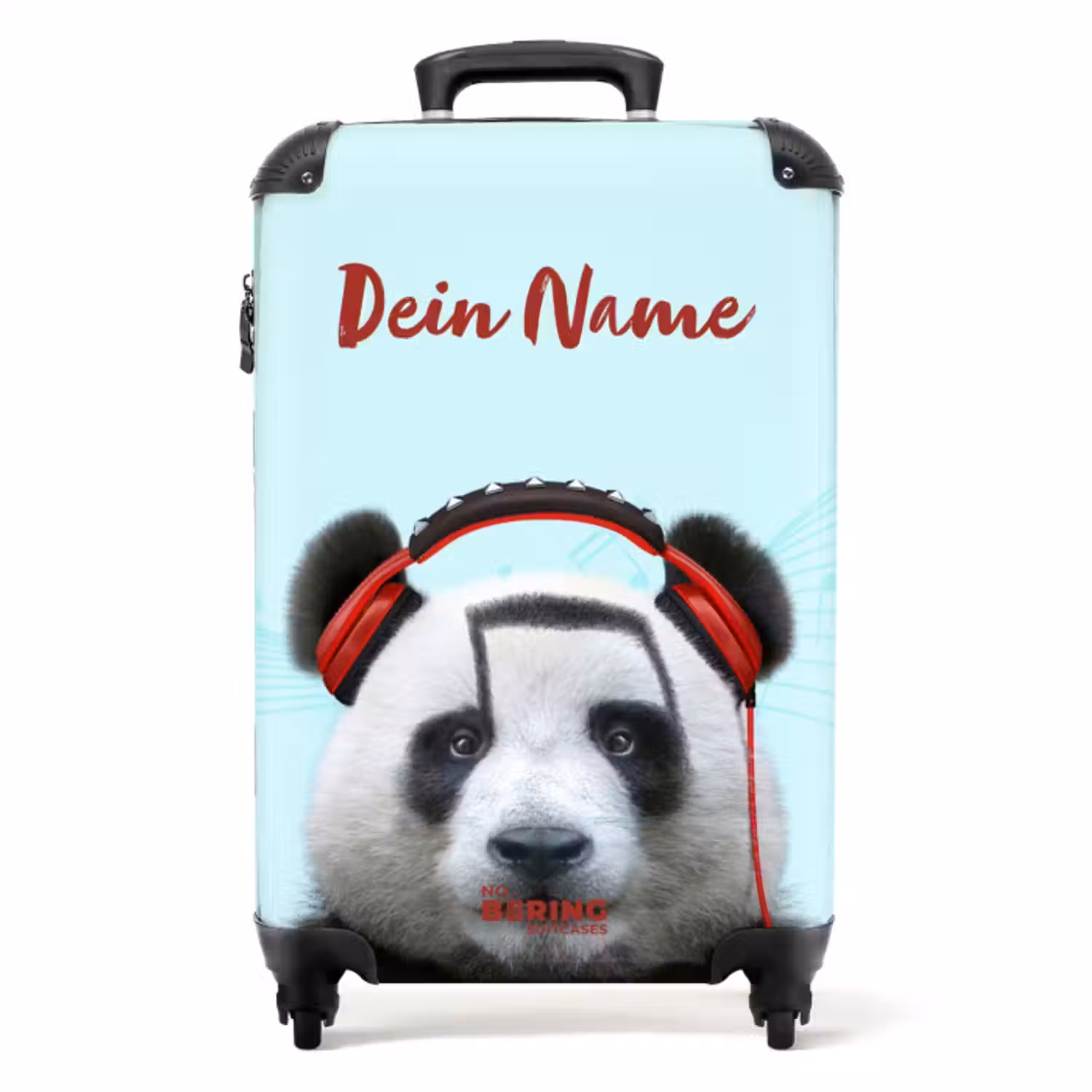 Koffer mit Name - Kees der Panda