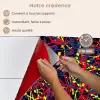 Waterverf - Rood - Geel keuken achterwand spatscherm klein 900 -spatscherm_FR
