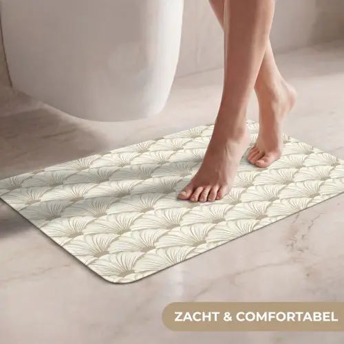 Klassiek - Art - Beige WCmat klein 1009 -USP_ZachtNL