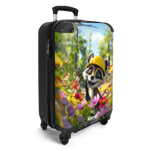 Woutje werkzaam NBS - Handbagage koffer - Unisex middel -productfoto_3d