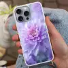 Paars - Dahlia - Dromerig Hoesje iPhone 16 Pro Max met koord klein -sfeer3