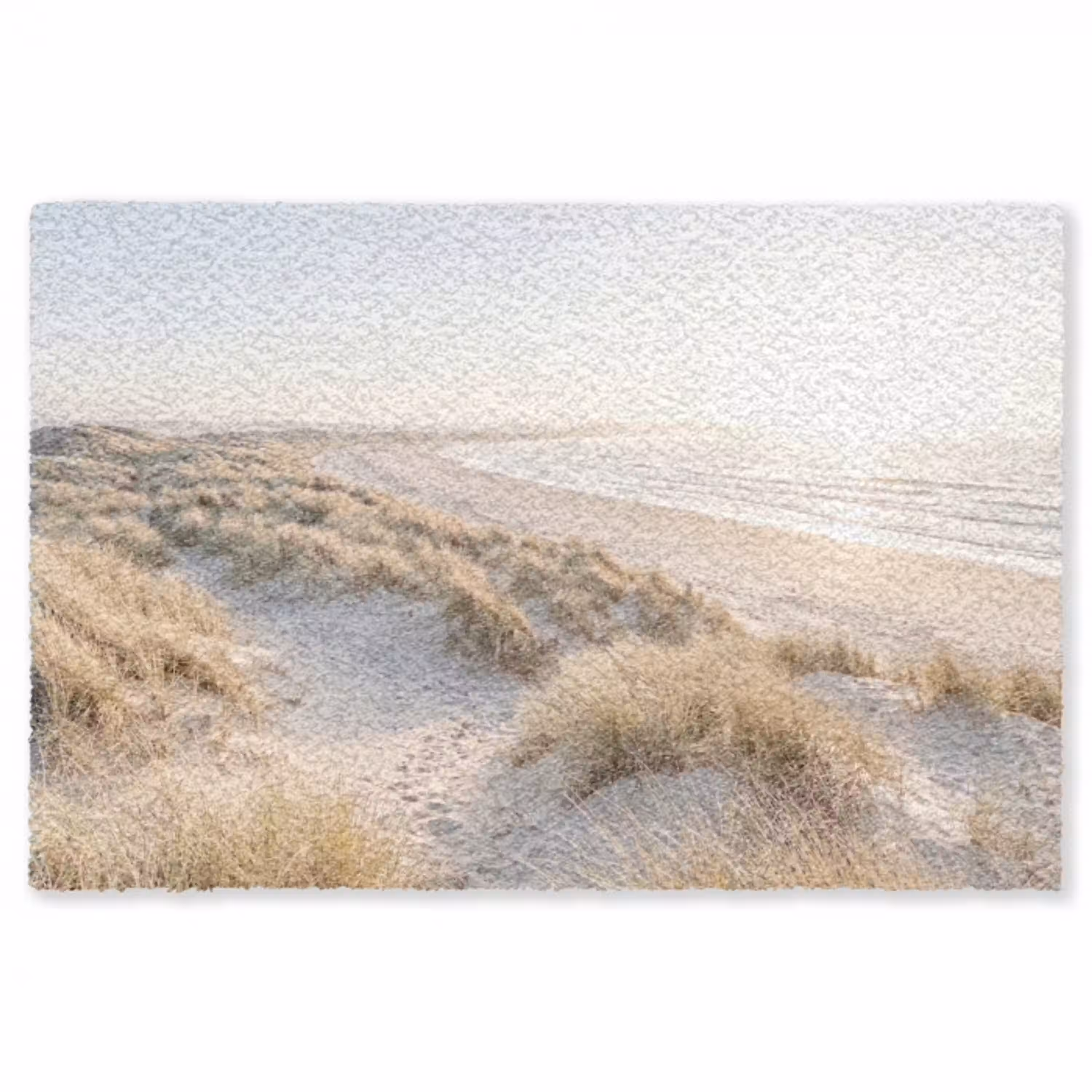Duinen - Strand - Beige Vloerkleed Rechthoek klein -3d