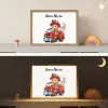 Brandweerwagen - Jongens - Kind - Rood Light Box met batterij (Wandlamp kind) middel -sfeer3_kind