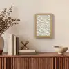 Golven - Wit - Minimalistisch Light Box met kabel (Tafellamp) klein 925 -sfeer2