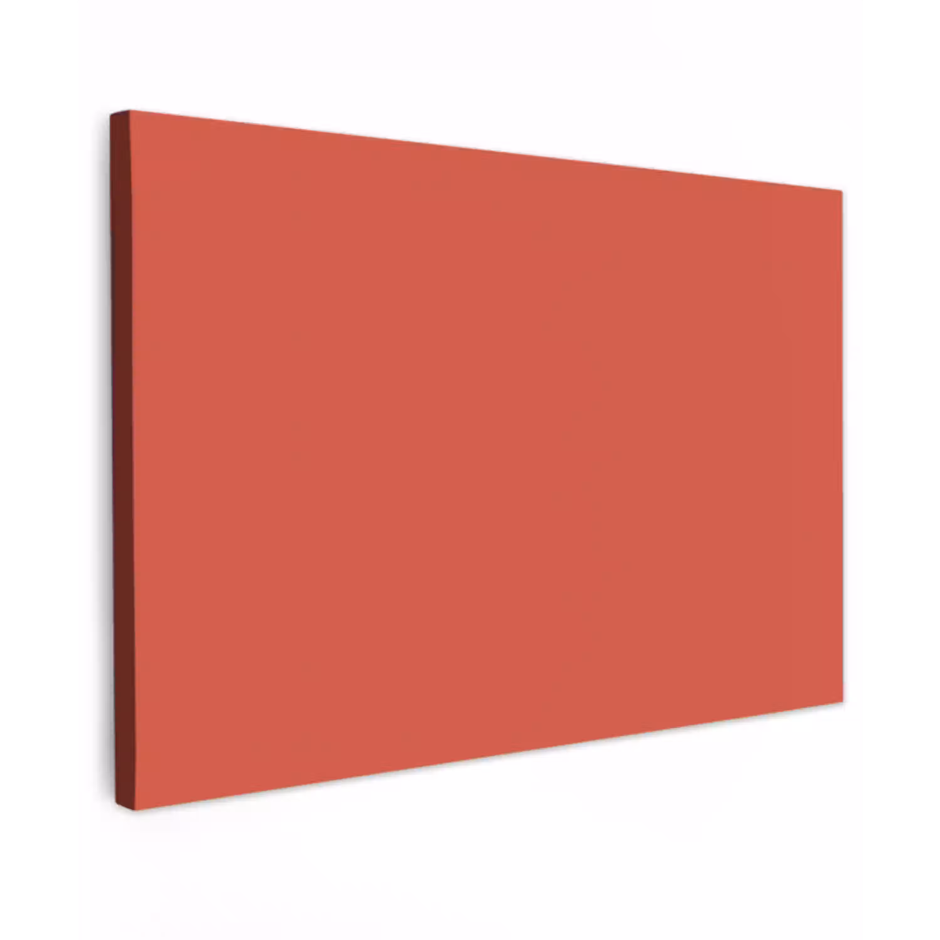 Brick - Red - Rood Tuinposter op houten frame 2 cm dik klein 845 -3d