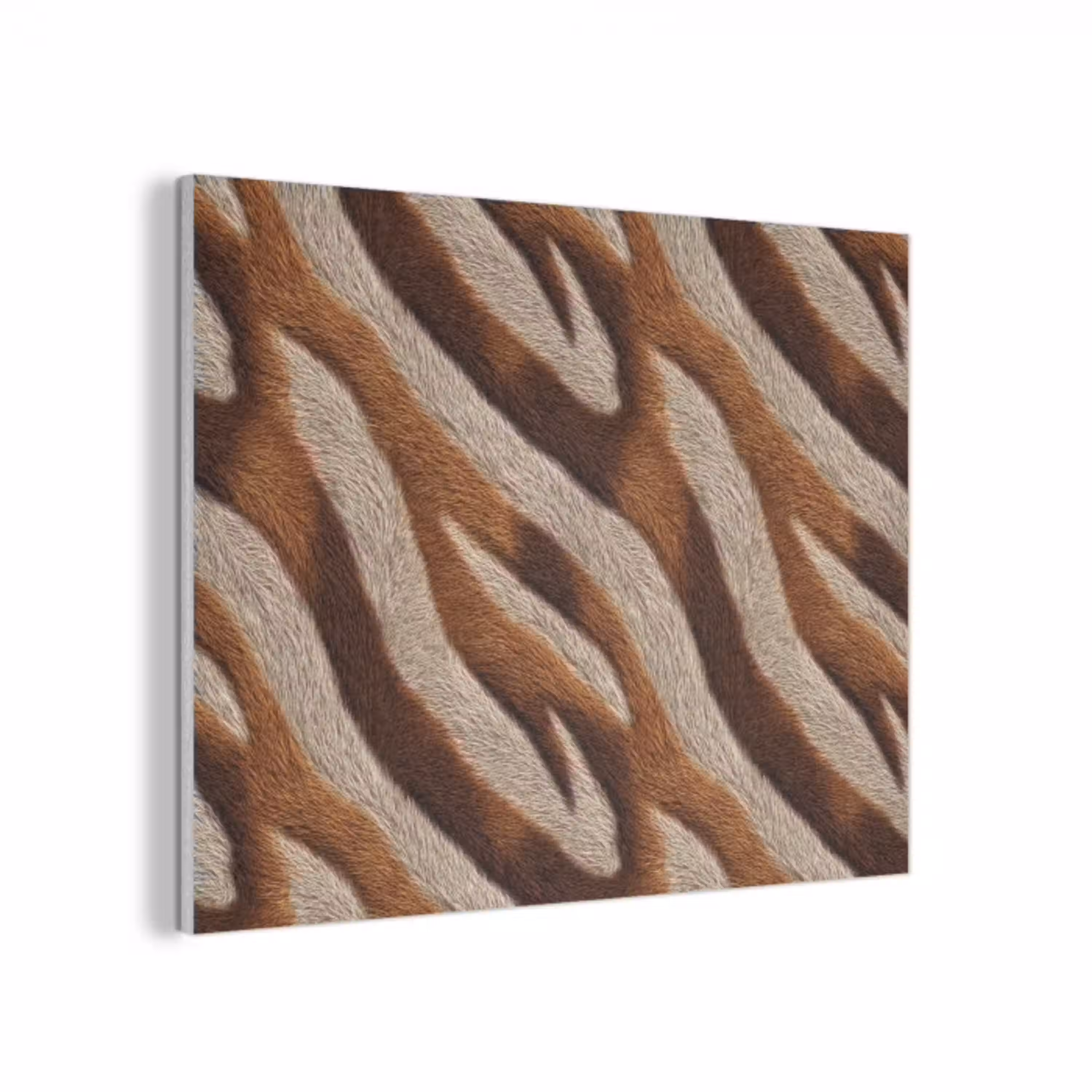 Zebra - Bruin - Patroon PET vilt klein 837 -3d