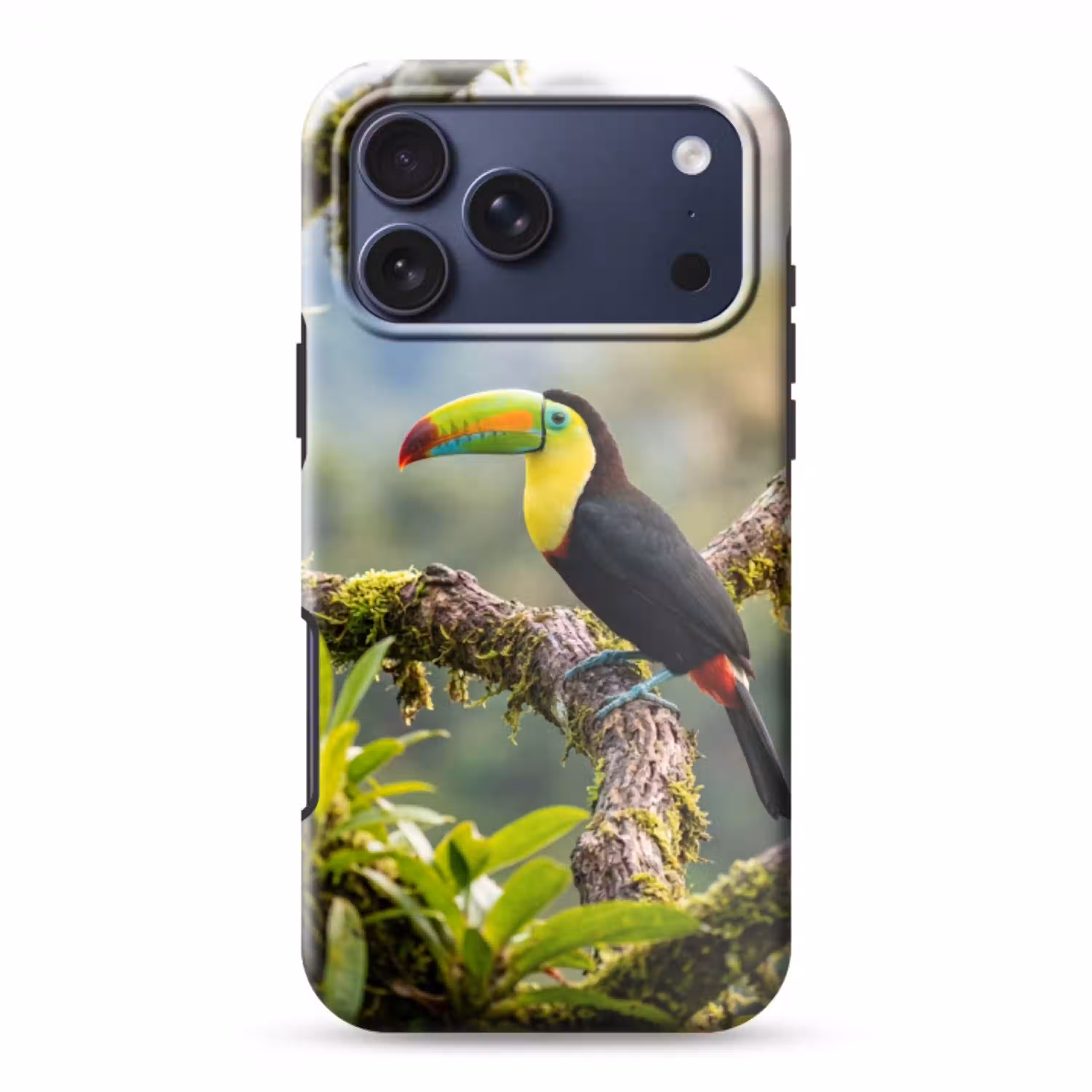 Toekan - Jungle - Natuur - Kleurrijk Toughcase MagSafe Apple iPhone 17 Pro Max klein -3d