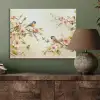 Takken - Bloemen - Vogeltjes - Roze PET vilt klein -sfeer2