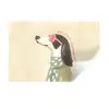 Quote - Hond - Zonnebril Muursticker klein -3d