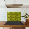 Dieren - Neon - Groen - Panterprint keuken achterwand spatscherm klein 900 -sfeer2