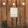 Eten - Decoratie - Beige - Wit tuinposter los doek klein -sfeer1