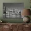 New York - Brug - Brooklyn - Zwart wit - Architectuur PET vilt klein -sfeer2