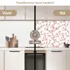 Kersenbloesem - Takken - Roze keuken achterwand 2 middel 871 -voor-na2_NL