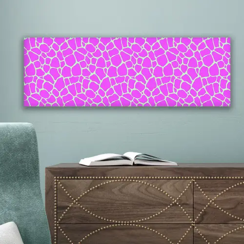 Mintgroen - Roze - Vlekken - Patroon canvas 2cm klein 828 -sfeer4