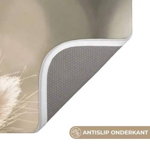 Hazestaartgras - Wit - Zonlicht Badmat klein -USP_AntislipNL