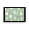 Groen - Eieren - Patroon fotolijst zwart zonder passe partout klein -3d