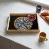Pizza - Eten - Delftsblauw Dienblad Rechthoek middel -sfeer2