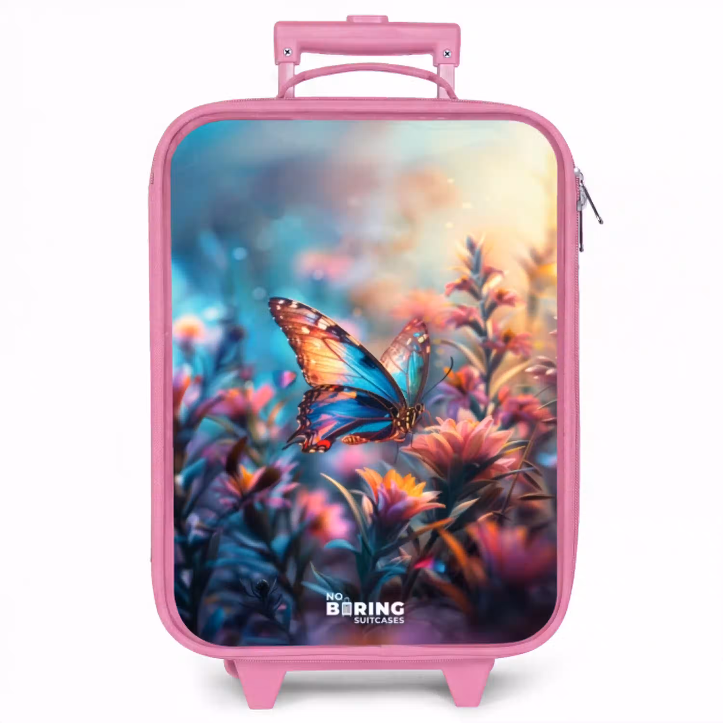Vlinder flowers Kinderkoffer - Roze klein -zzz_website3d