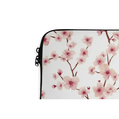 Kersenbloesem - Takken - Roze laptophoes neopreen klein 279 -detail