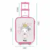 Kleine prinses met hartjes Kinderkoffer - Roze klein -productfoto_formaten
