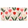 Tulpen - Modern - Roze Muismat XXL klein -3d_leeg