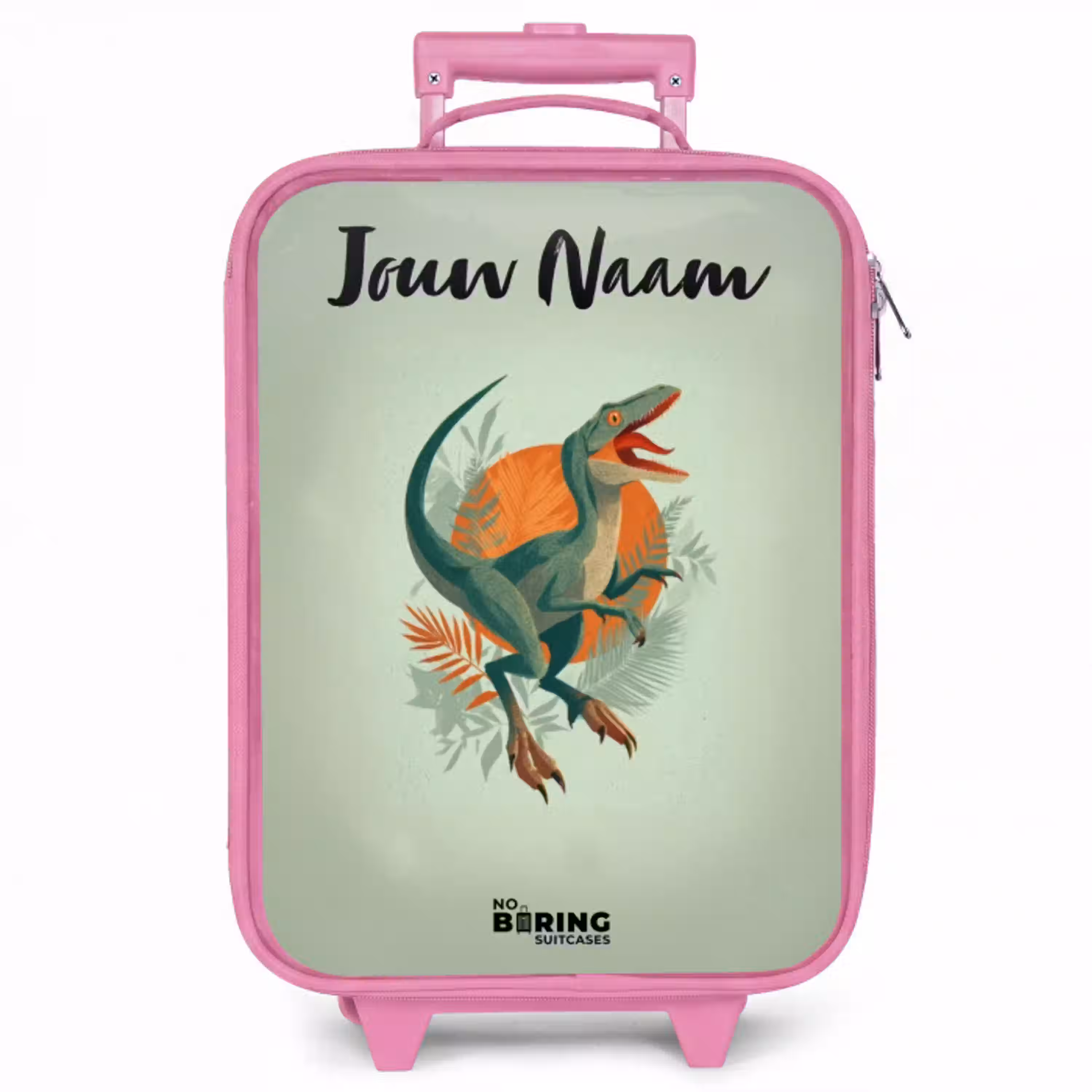 Dier - Dino - Natuur Kinderkoffer - Roze klein -zzz_website3d
